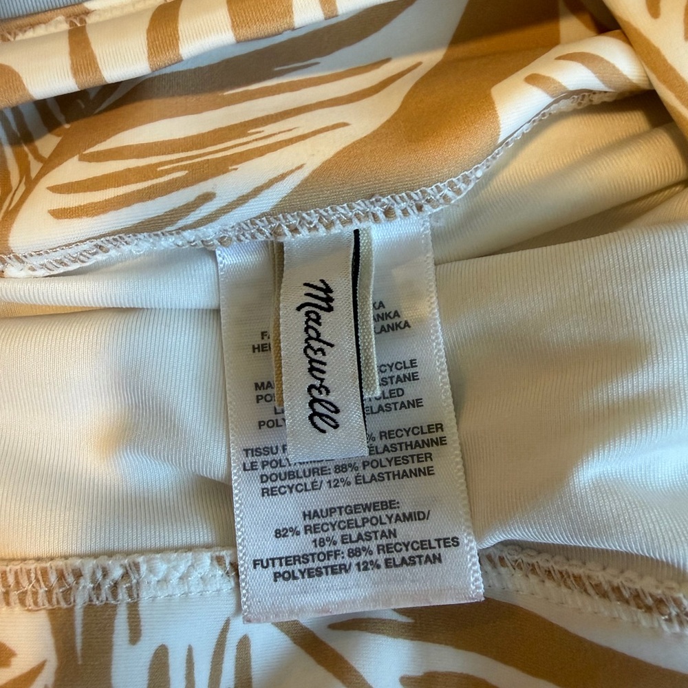 Women’s Madewell Tropical Leaf Print Bikini Set - Picture 2 of 2